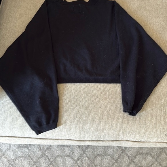 Princess Polly like new Black Cropped Sweater - small - Picture 3 of 5
